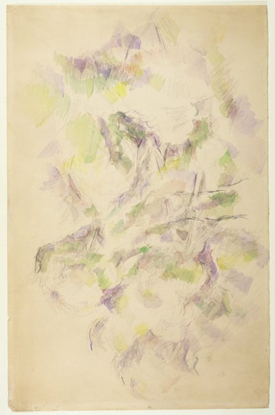 Study for Trees by Paul Cézanne